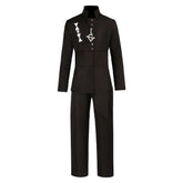 Ghost Aether Black Suit Outfits Cosplay Stage Costume Carnival Suit